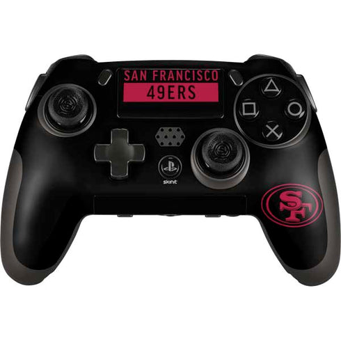 NFL San Francisco 49ers Black Performance Series PlayStation Scuf Vantage 2 Controller Skin